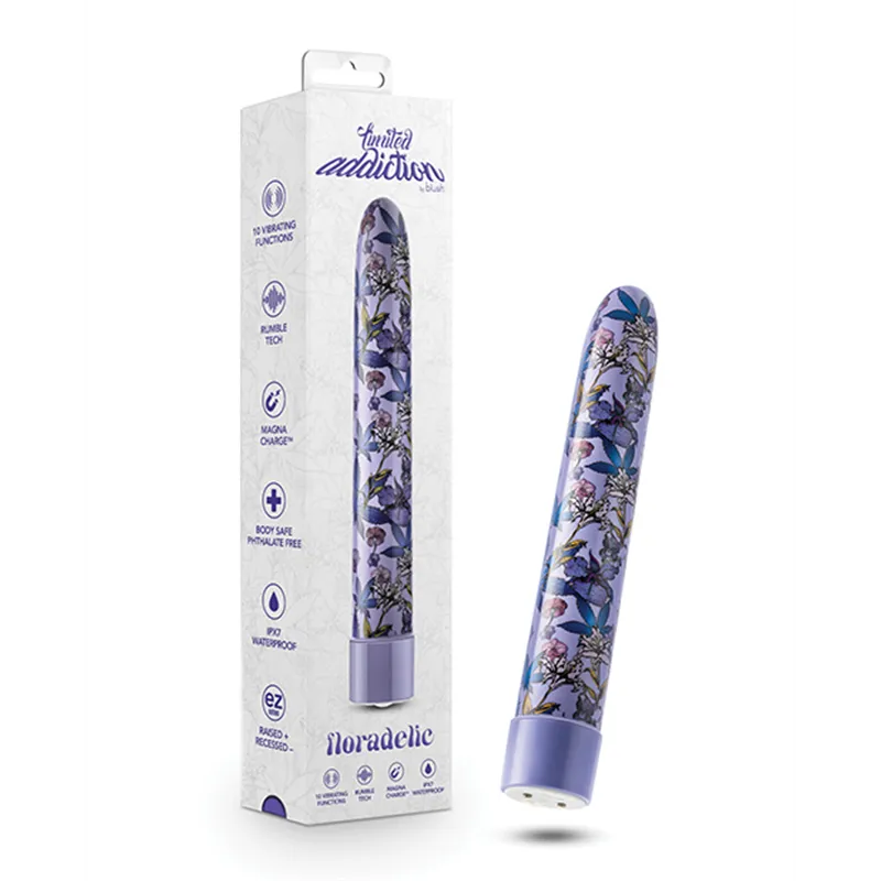 Floradelic Rechargeable G-Spot Vibrator with RumbleTech