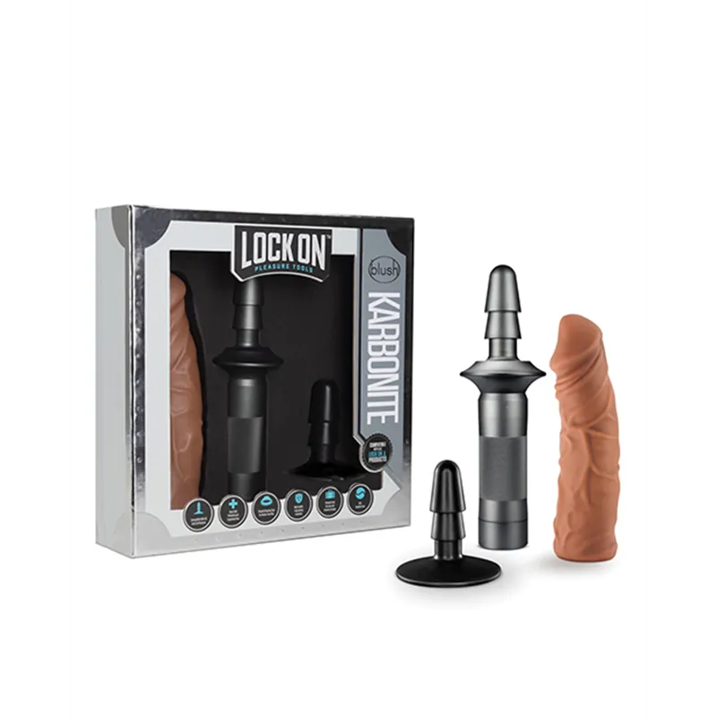 Lock On Karbonite Handle Kit in Brown