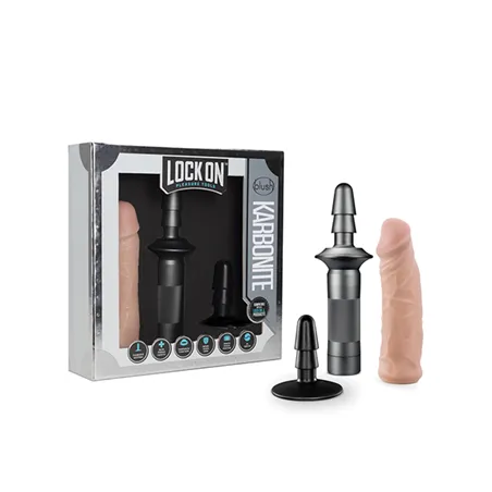 Lock On Karbonite Handle Kit with Dildo