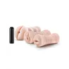 Vibrating Stroker Sleeve Kit with Bullet Vibe, 3 Sleeves