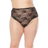 Stretch Lace High Waist Thong