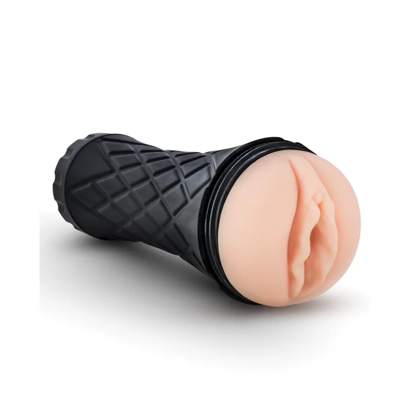 The Torch Pocket Masturbator with Diamond Grip Canister