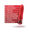Oh My Gem Desire Warming Rabbit Vibrator in Ruby