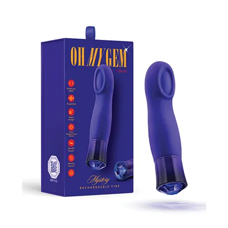 Mystery Warming Rabbit Vibrator in Sapphire