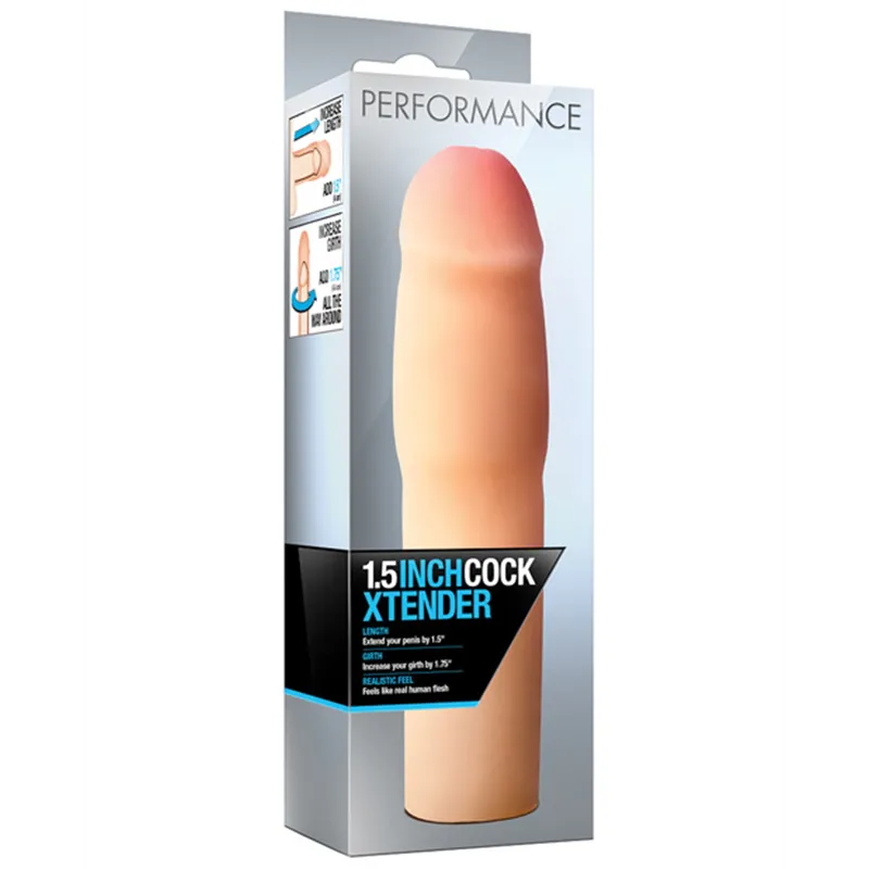 Penis Extender Sleeve with Sensa Feel Technology 1.5 Inch