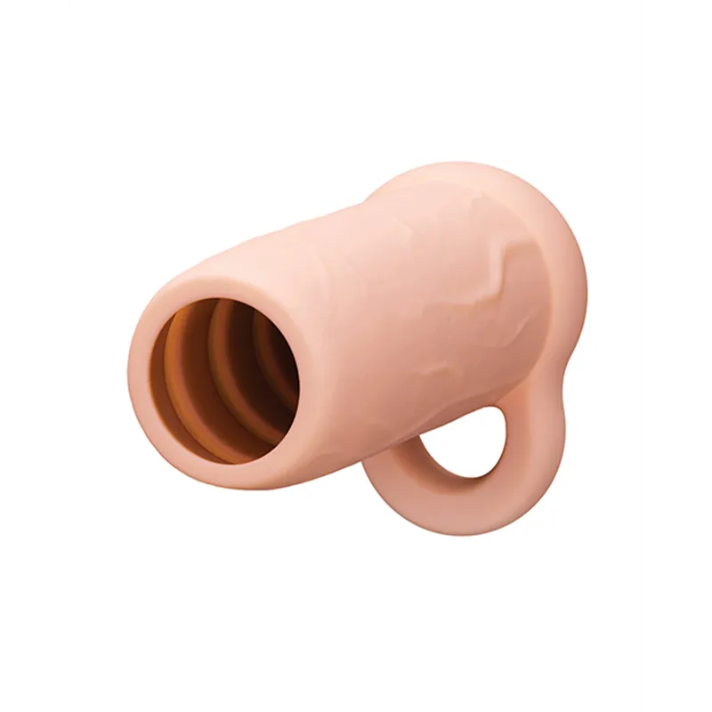 Penis Enhancement Sleeve 3.5 Inch with Ribbed Interior