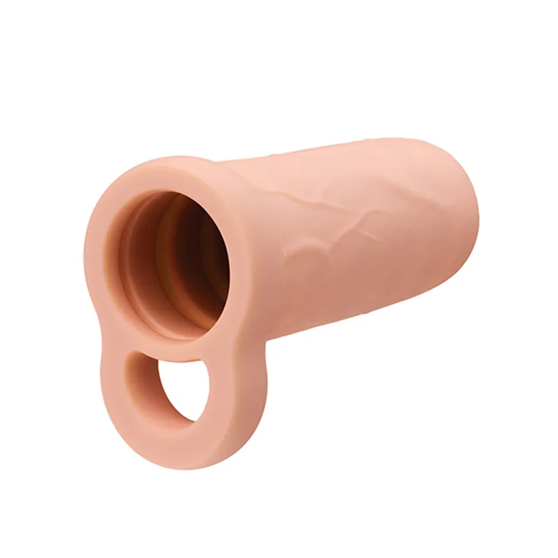 Penis Enhancement Sleeve 3.5 Inch with Ribbed Interior
