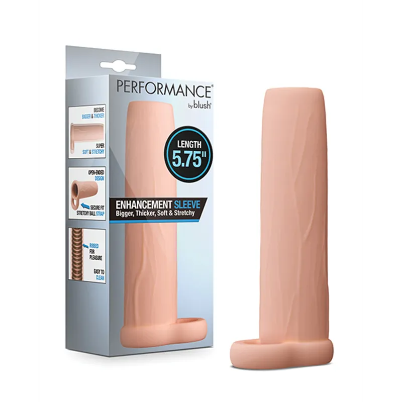 Penis Enhancement Sleeve 5.75 Inch with Ribbed Interior
