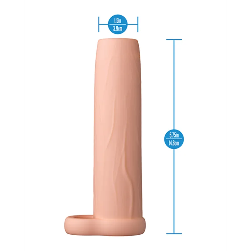 Penis Enhancement Sleeve 5.75 Inch with Ribbed Interior