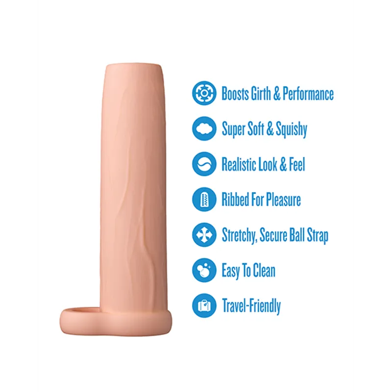 Penis Enhancement Sleeve 5.75 Inch with Ribbed Interior