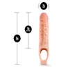 Performance 9 Inch Penis Extender Sheath with Ball Strap