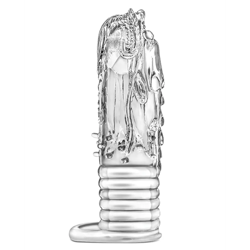 Dragon Penis Sleeve with Ticklers and Ball Strap