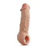 Silicone Penis Extender with Dual Density Body and Ball Strap