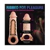 Silicone Penis Extender with Dual Density Body and Ball Strap