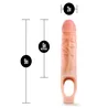 Performance Plus 9-Inch Silicone Penis Extender with Ball Strap