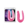 Double Dildo with Dual-Sized Ends in Pink