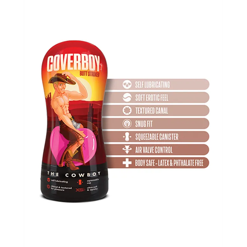 Coverboy Cowboy Self-Lubricating Pocket Stroker
