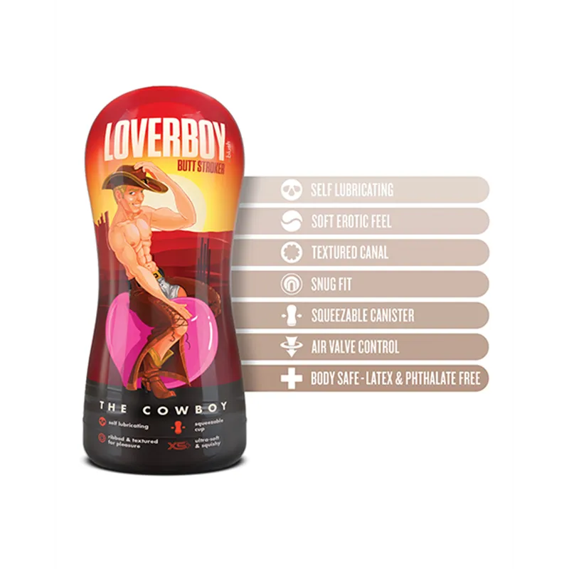Coverboy Cowboy Self-Lubricating Pocket Stroker