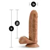 Coverboy Derek Realistic Dildo with Suction Cup in Mocha