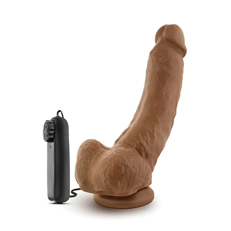 Coverboy The Boxer Vibrating Realistic Dildo with Suction Cup 9 Inch