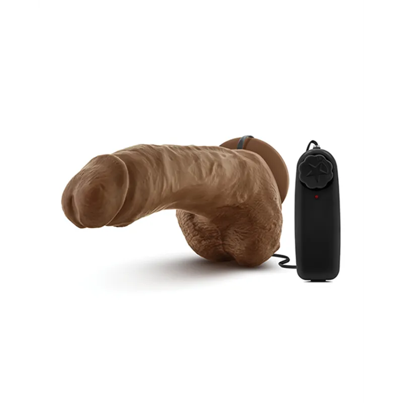 Coverboy The Boxer Vibrating Realistic Dildo with Suction Cup 9 Inch