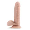 Realistic Uncut Dildo with Suction Cup Base