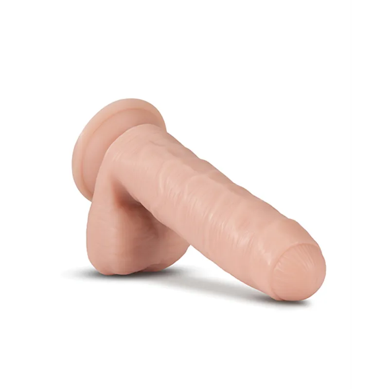 Realistic Uncut Dildo with Suction Cup Base