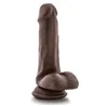 Top Gun Tommy Realistic Dildo with Suction Cup in Chocolate