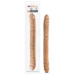 Dr. Skin 18 Inch Double Dildo in Mocha