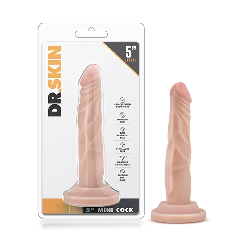 Dr. Skin 5 Inch Mini Realistic Dildo with Suction Cup