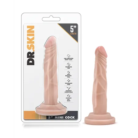 Dr. Skin 5 Inch Mini Realistic Dildo with Suction Cup