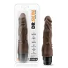 Dr. Skin 8 Inch Realistic Vibrating Dildo with Clitoral Nubs