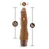 Dr. Skin Realistic Vibrating Dildo 8 Inch with Clitoral Nubs
