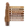 Dr. Skin Realistic Vibrating Dildo 8 Inch with Clitoral Nubs