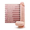 Realistic Gyrating Dildo with Remote Control 8.5 Inch