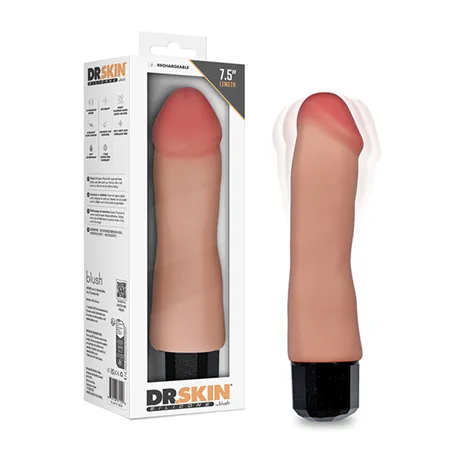 Dr. Avery 7.5 Inch Vibrating Dildo with Flexible Shaft