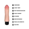 Dr. Avery 7.5 Inch Vibrating Dildo with Flexible Shaft