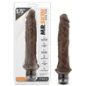 Dr. Skin Vibe 8 Realistic Vibrating Dildo in Chocolate