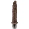 Dr. Skin Vibe 8 Realistic Vibrating Dildo in Chocolate