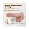 Realistic Posable Dildo with Balls 6 Inch in Vanilla