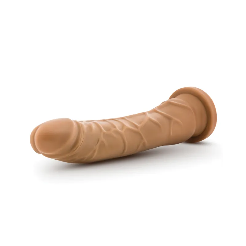Dr. Skin Realistic Dildo with Suction Cup Base 8.5 Inch in Mocha