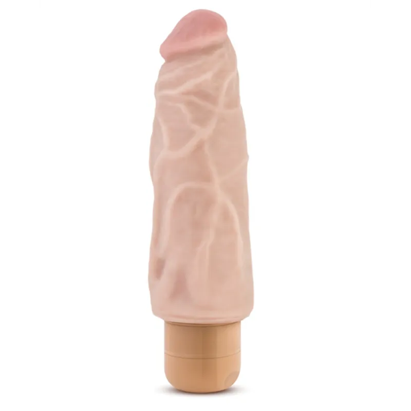 Realistic Vibrating Dong with Veiny Shaft 7 Inch