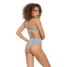 Scallop Lace and Sheer Mesh Teddy with Front V Cut-Out