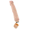 Realistic Vibrating Dong with Twist-Dial Control 9 Inch