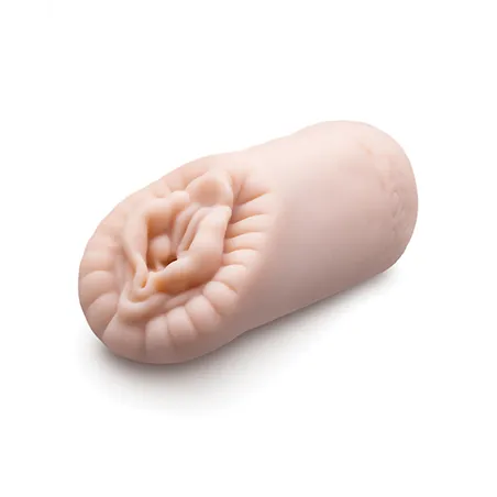 Pocket Pussy Stroker with Ribbed Interior and Pleasure Beads