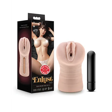 Vibrating Pocket Stroker with Bullet - Ayumi