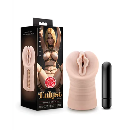 Vibrating Pocket Stroker with Nubbed Interior