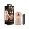 Vibrating Pocket Stroker with Nubbed Interior
