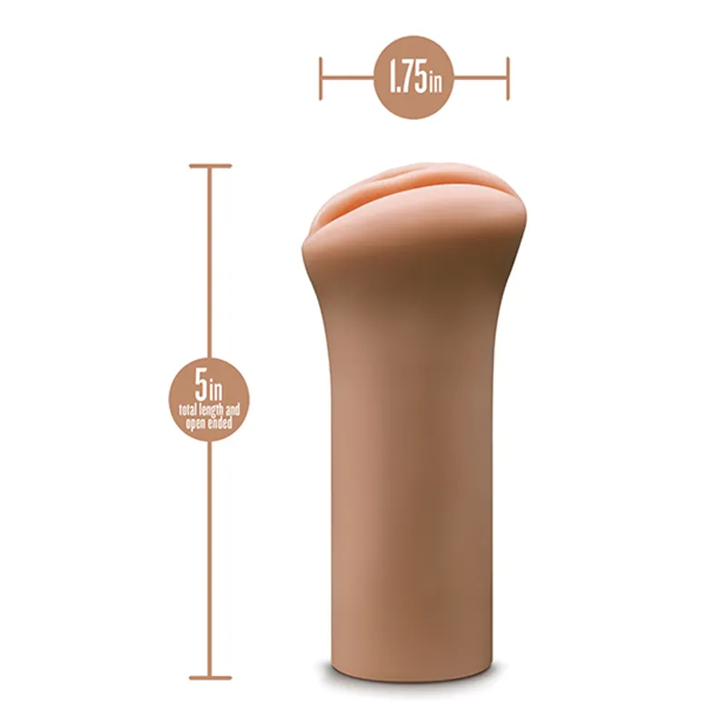 Realistic Pussy Stroker with Ribbed Interior