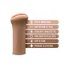 Realistic Pussy Stroker with Ribbed Interior